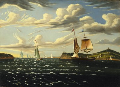 Staten Island en de Narrows door Thomas Chambers